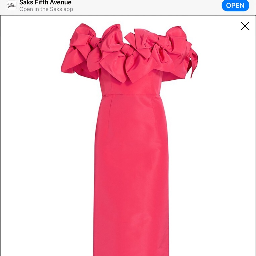 Carolina Herrera Pink/Azalea Cocktail Dress size 4